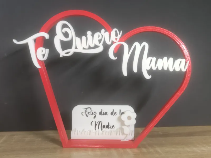 Regalo dia de la madre - Marco corazón