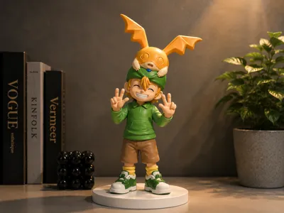 Digimon Adventure: Patamon & T.K. Figure