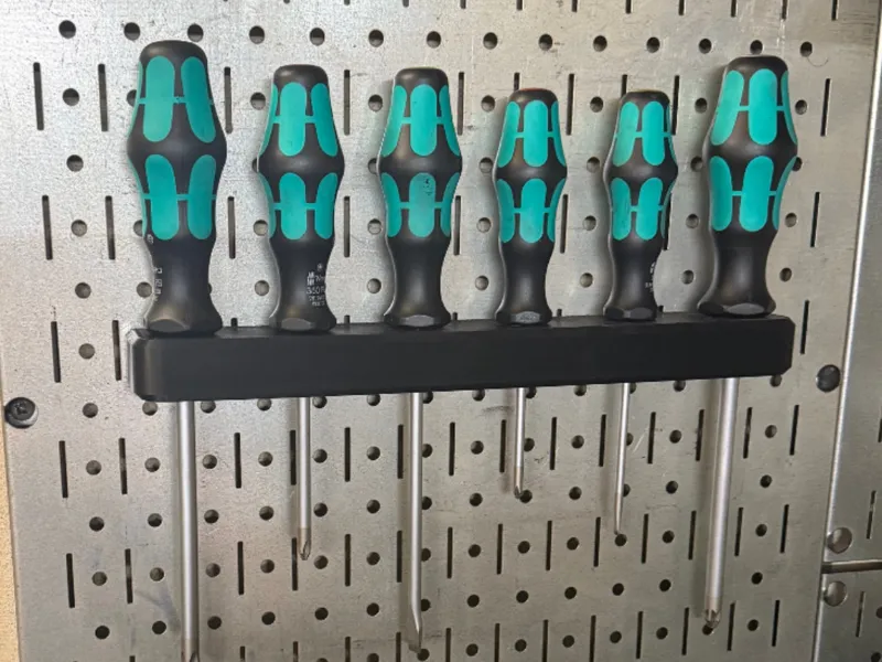 Wall Control 6 Screwdriver Holder