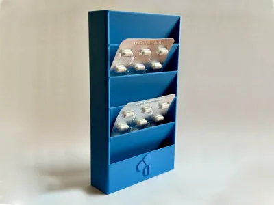 Pill / Tablet Blister Pack Storage for Cupboard