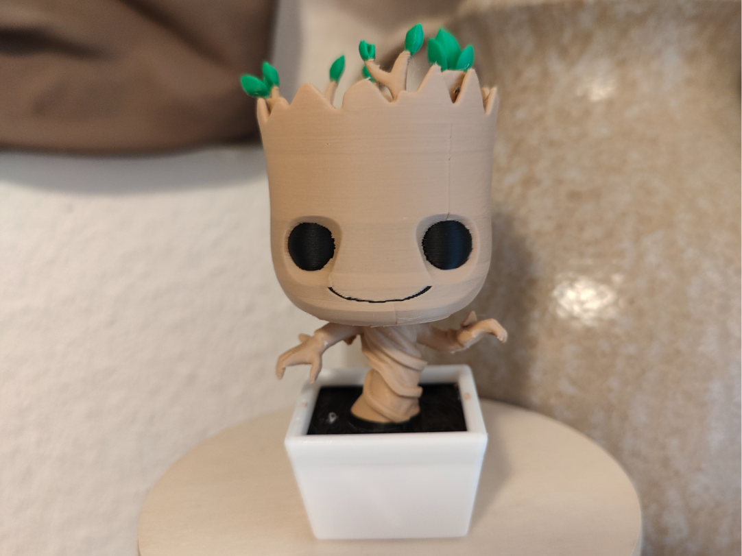 Groot "Ich bin Groot" Chibi + Vase