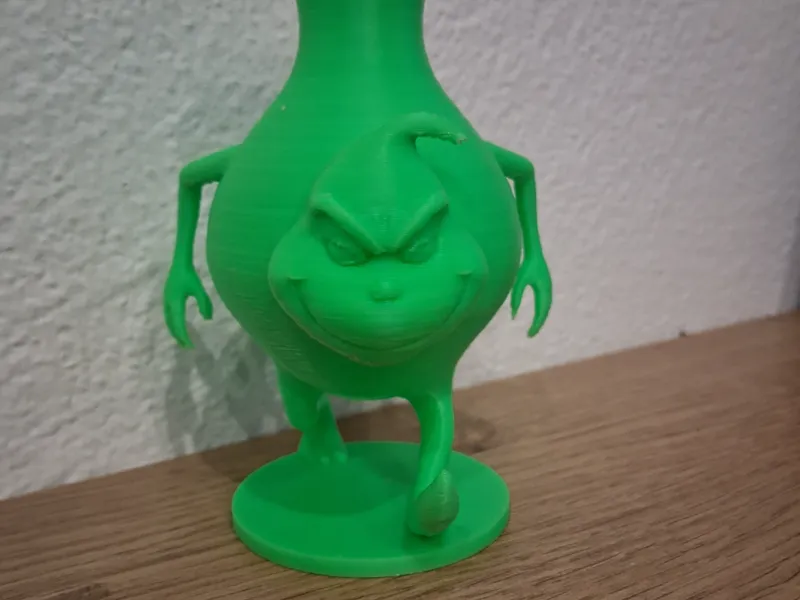 Grinch Vase