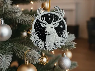 Christmas Stag Decoration