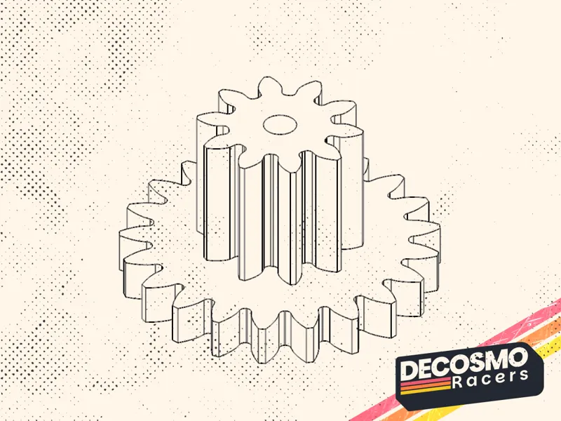 Compound gear 10T 21T (MB-NB-CG10T21T-V1)