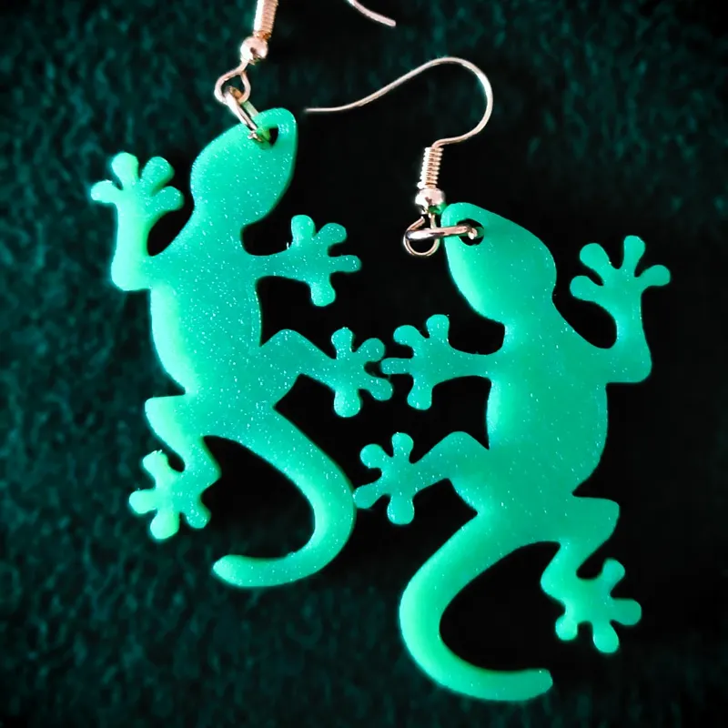 LIZARD EARRINGS / PENDIENTES LAGARTO