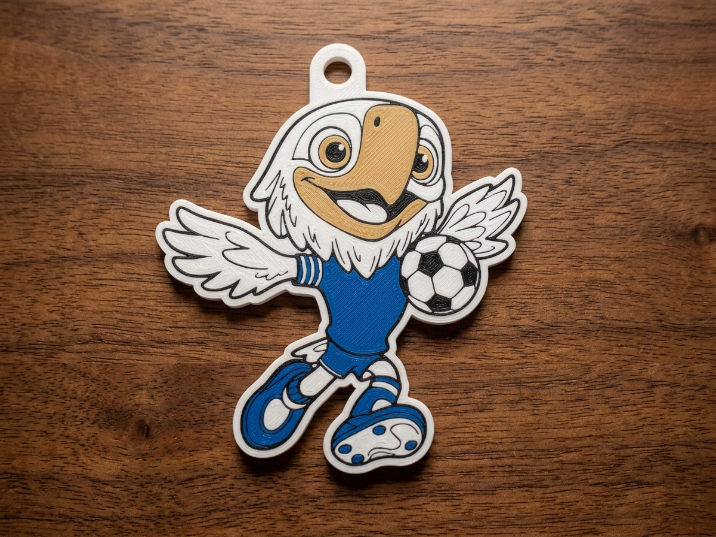 Miniatura 3 do modelo 3D Chaveiros Mascotes da Copa do Mundo FIFA 2026 V2