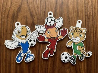 Chaveiros Mascotes da Copa do Mundo FIFA 2026 V2