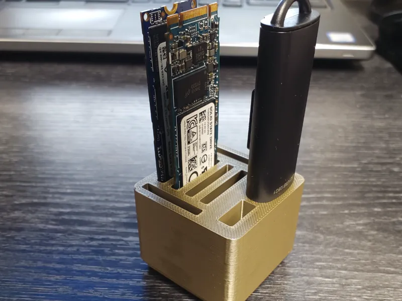 Gridfinity M.2 SSD Holder