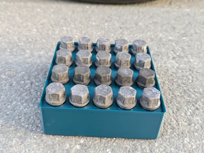 Gridfinity Wheel Bolt Holder
