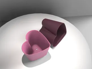 Heart pot