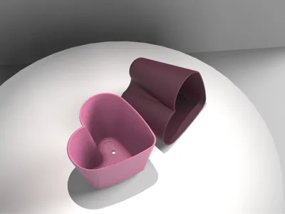 Heart pot