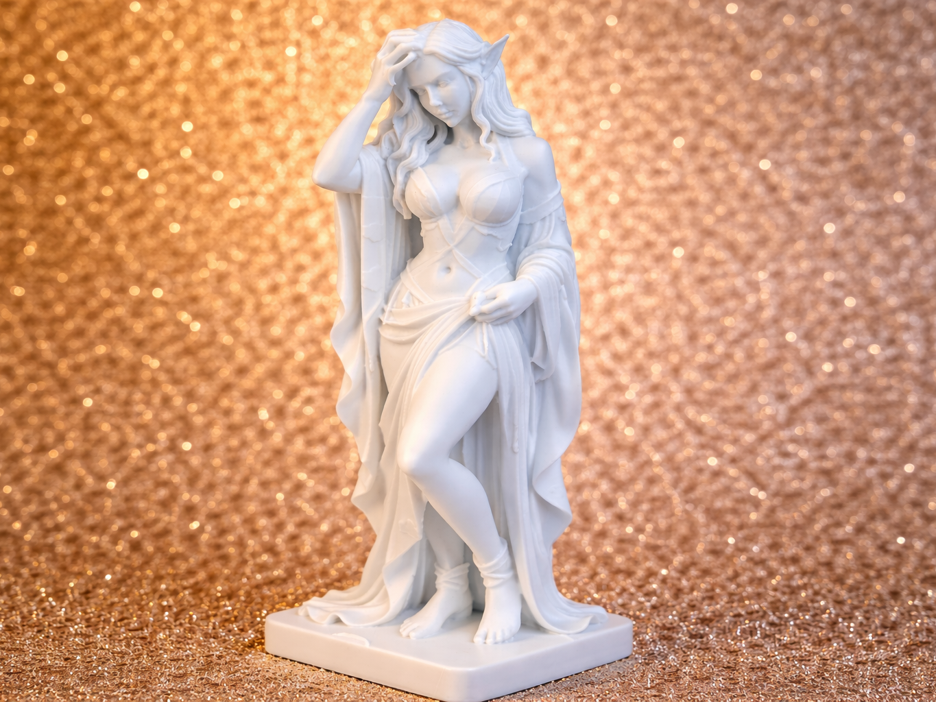 Elegant Elf Statue