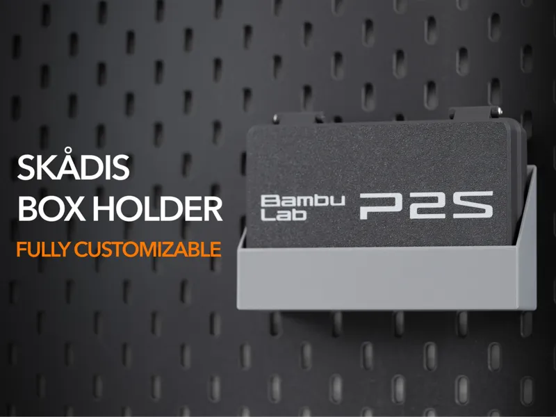 IKEA SKADIS Toolbox Holder (Fully Customizable)