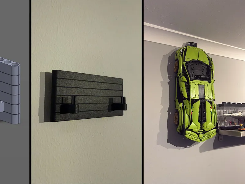 Technic Lamborghini Wall mount