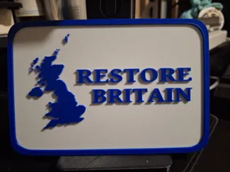 Restore Window Sign