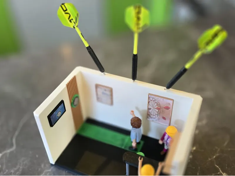 Dartclub-Diorama: Eine Oase für Dart-Fans!