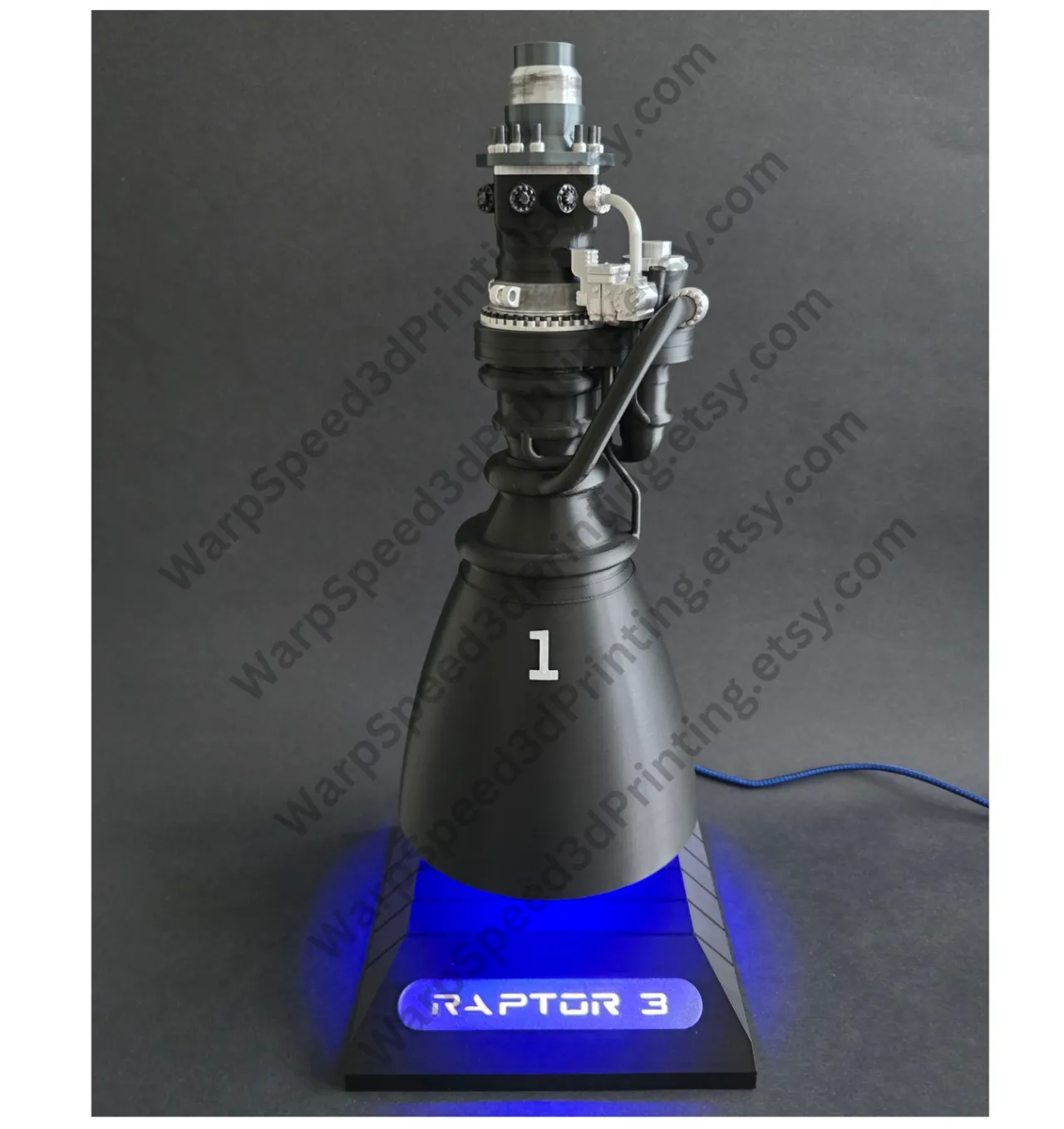 SpaceX Raptor 3 Rocket Engine view 2