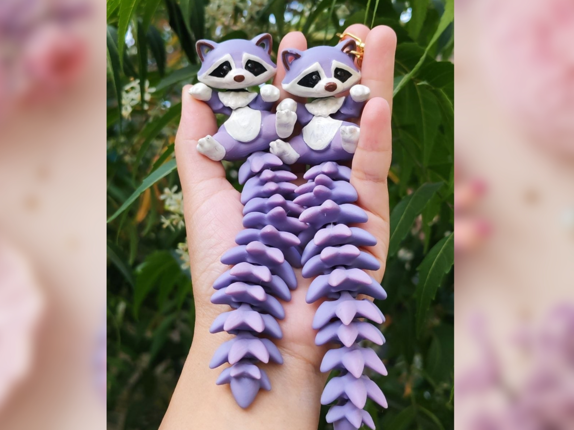 Cute Flexi Raccoon - Articulated