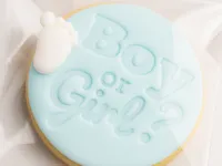 Emporte-pièce et tampon « Boy or Girl ? » pour baby shower — photo 2