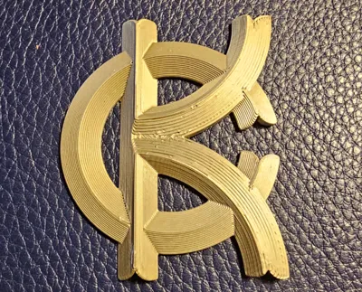 CK 3D Initials