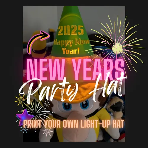 2025 New Year Party Hat