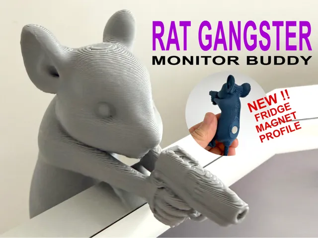 Rat Gangster Monitor Buddy