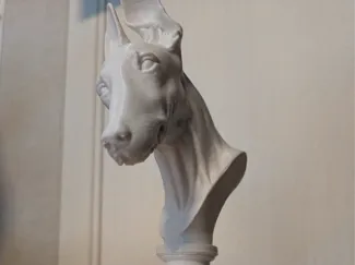 Büste eine Galgo Espanol