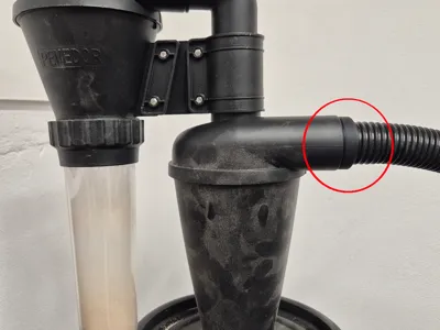 Dual Cyclone - Inlet Adapter 36mm Spiral Hose