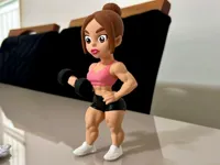 Figurine fille fitness/musculation — photo 2