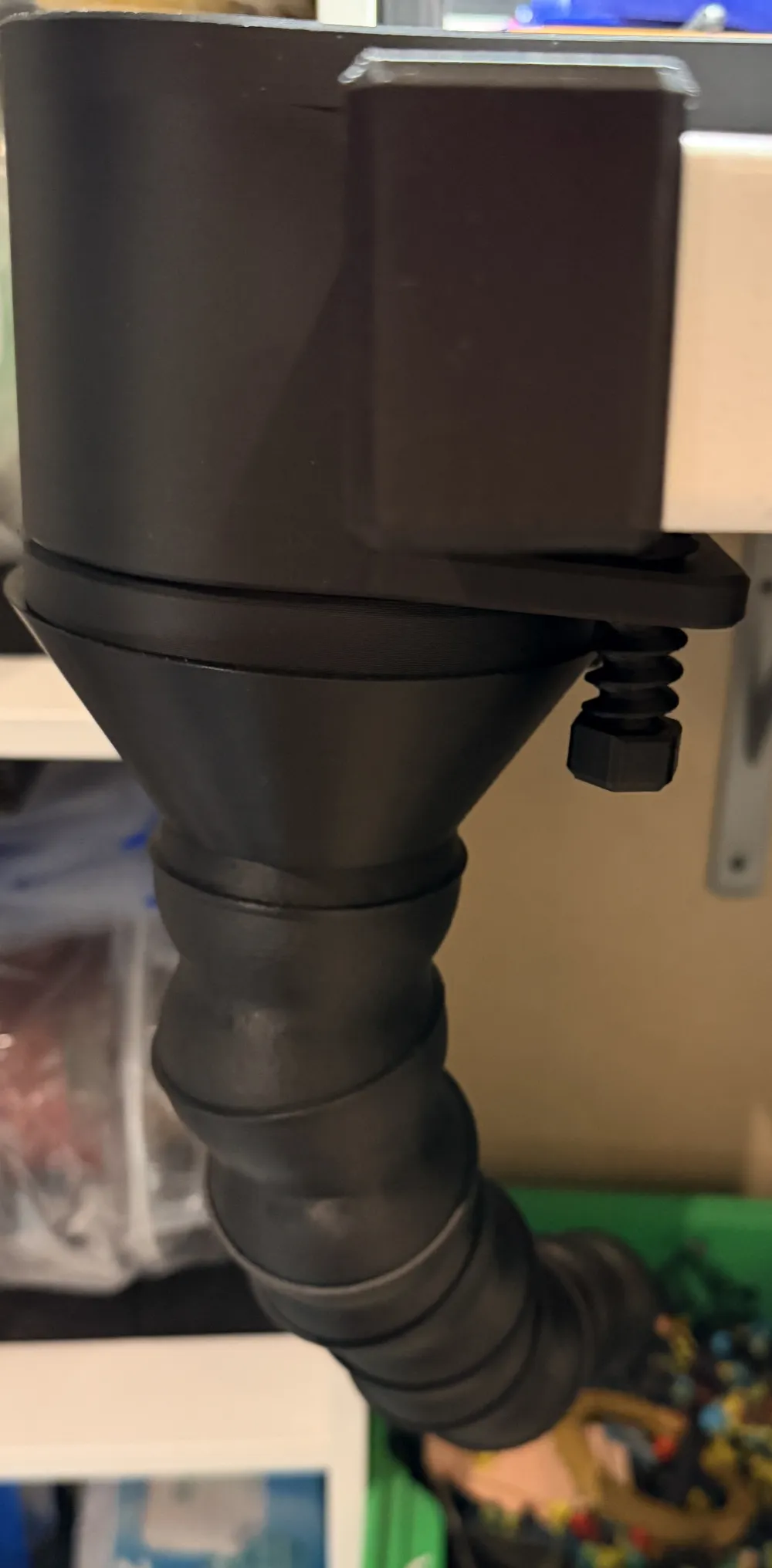 desk clamp poop chute - Free 3D Print Model - MakerWorld