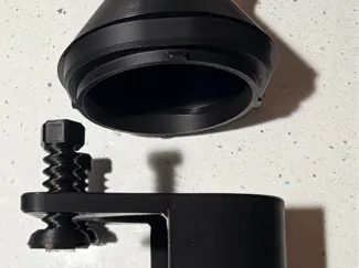 desk clamp poop chute