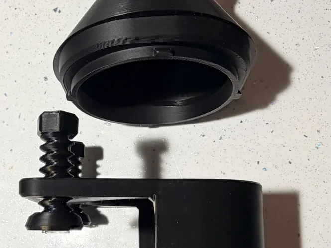 desk clamp poop chute