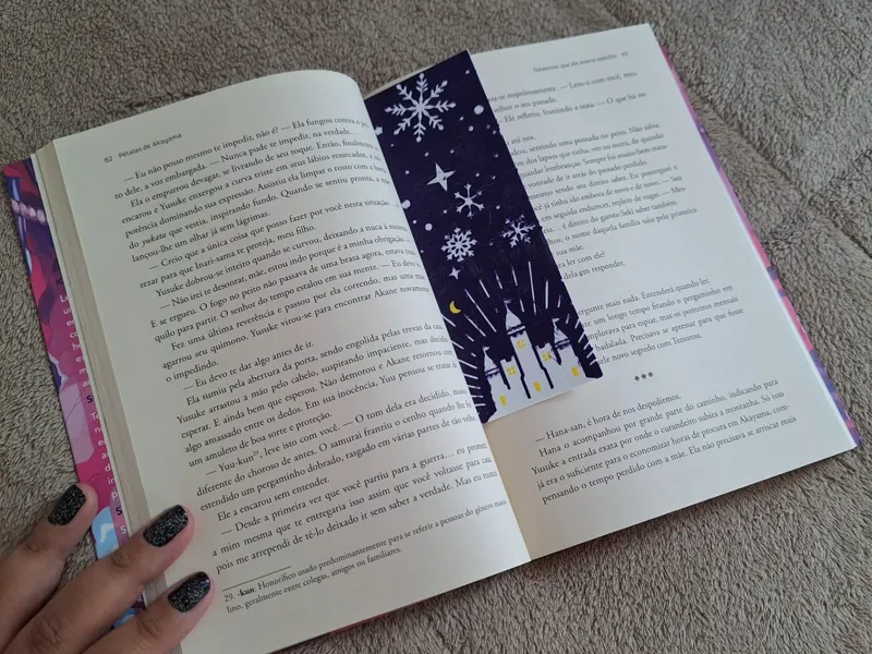 Marca páginas Bookmark Livro Fantasia