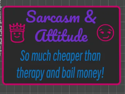 Sarcasm And Attitude Sign