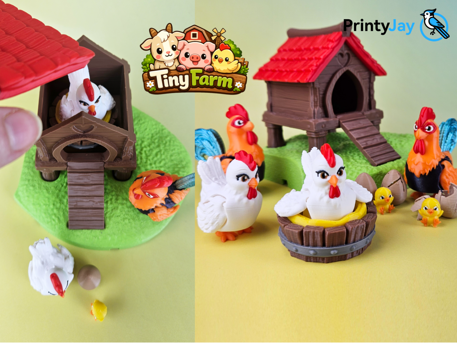 Tiny Farm - Chicken Coop 3D model