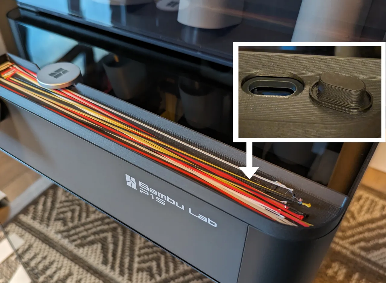 Purge Strip Tray for Bambu P1S & P1P view 3