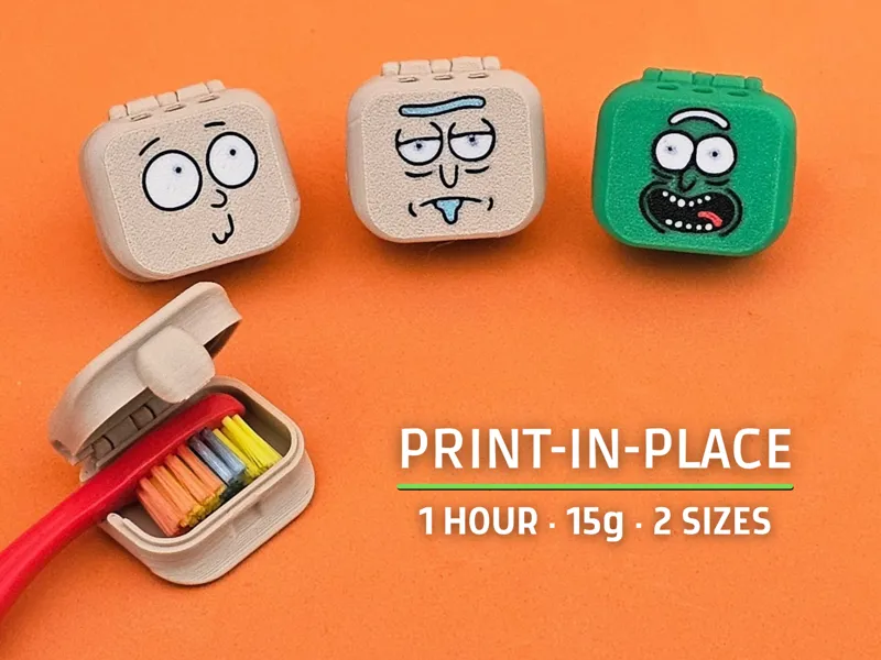 Sci-Fi Portal Toothbrush Cases – Print-in-Place