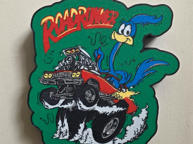Plymouth Road Runner Cartoon Lightbox