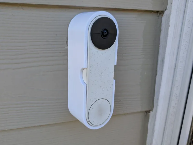 Battery Doorbell mount. Flat, right and left angle