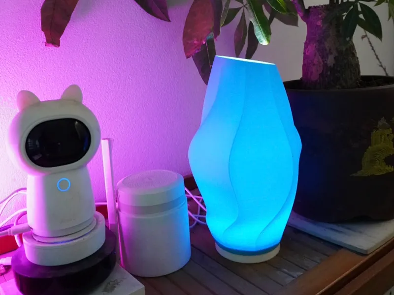 Crystal Flow Lamp - 2hrs print - no support/ glue