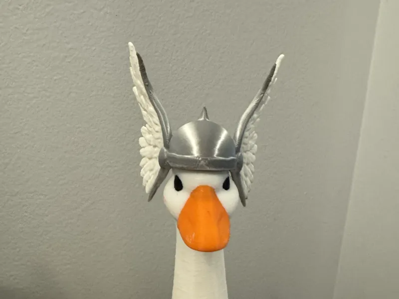 Thor helmet for desk goose