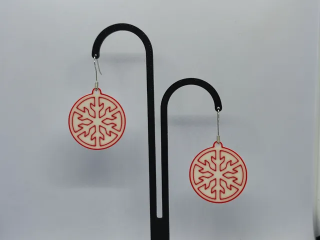 Aretes Copo Rojo