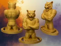 Figurine tigre footballeur américain — photo 1