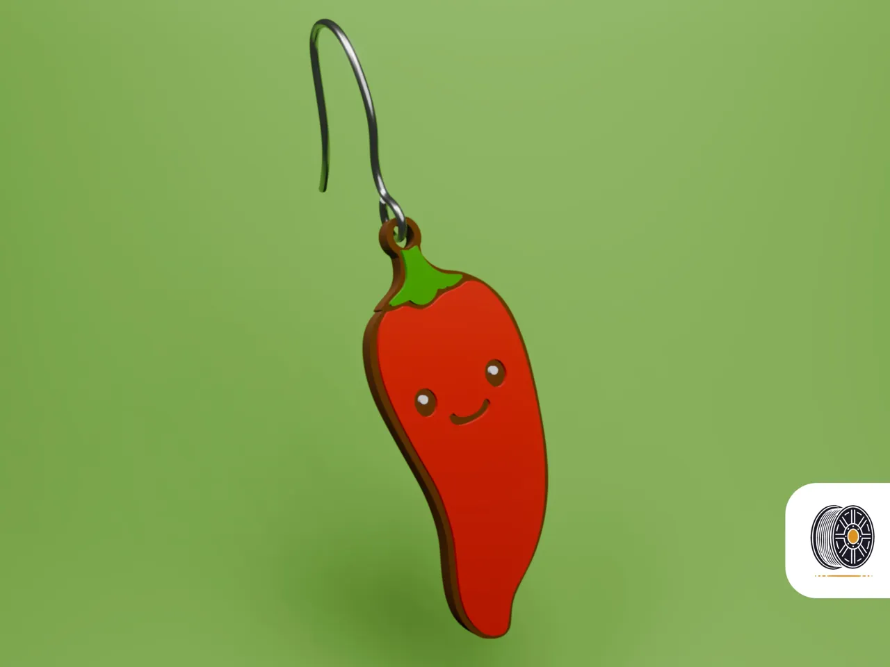 Chili Pepper | Veggie Earring Collection view 2