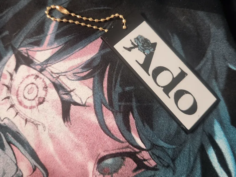 Ado Rose Logo Keychain