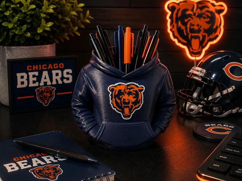 Chicago Bears Hoodie Pen Holder