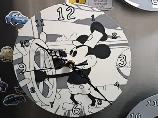 Steamboat Willie Clock