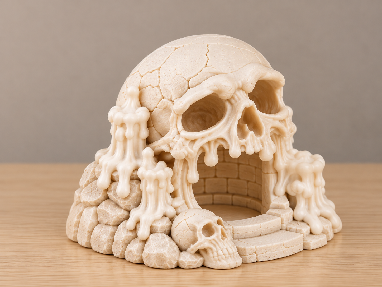 Skull of Shadows Tealight Holder - 1
