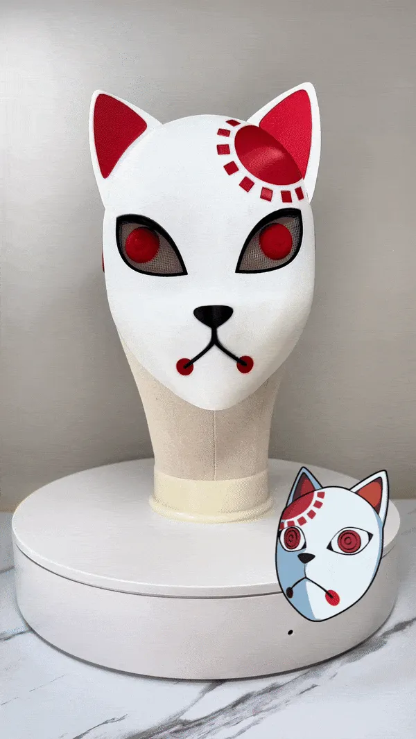 Demon Slayer Mask - Tanjiro view 3