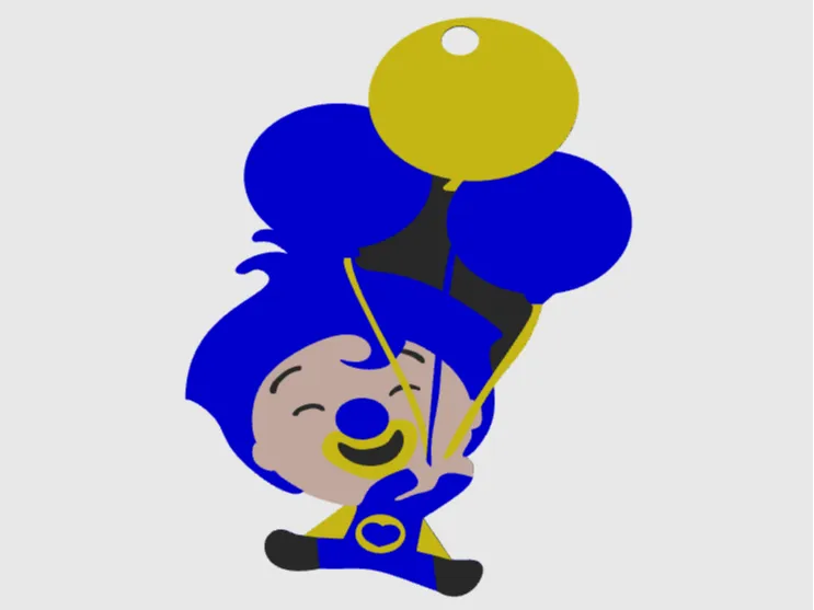 Llavero Payaso Plim Plim Boca Juniors